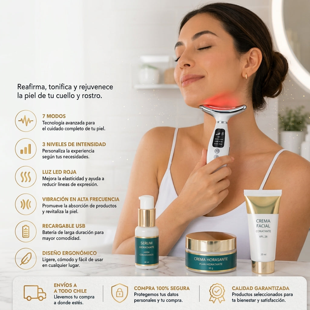 Masajeador Térmico Fototerapia Facial