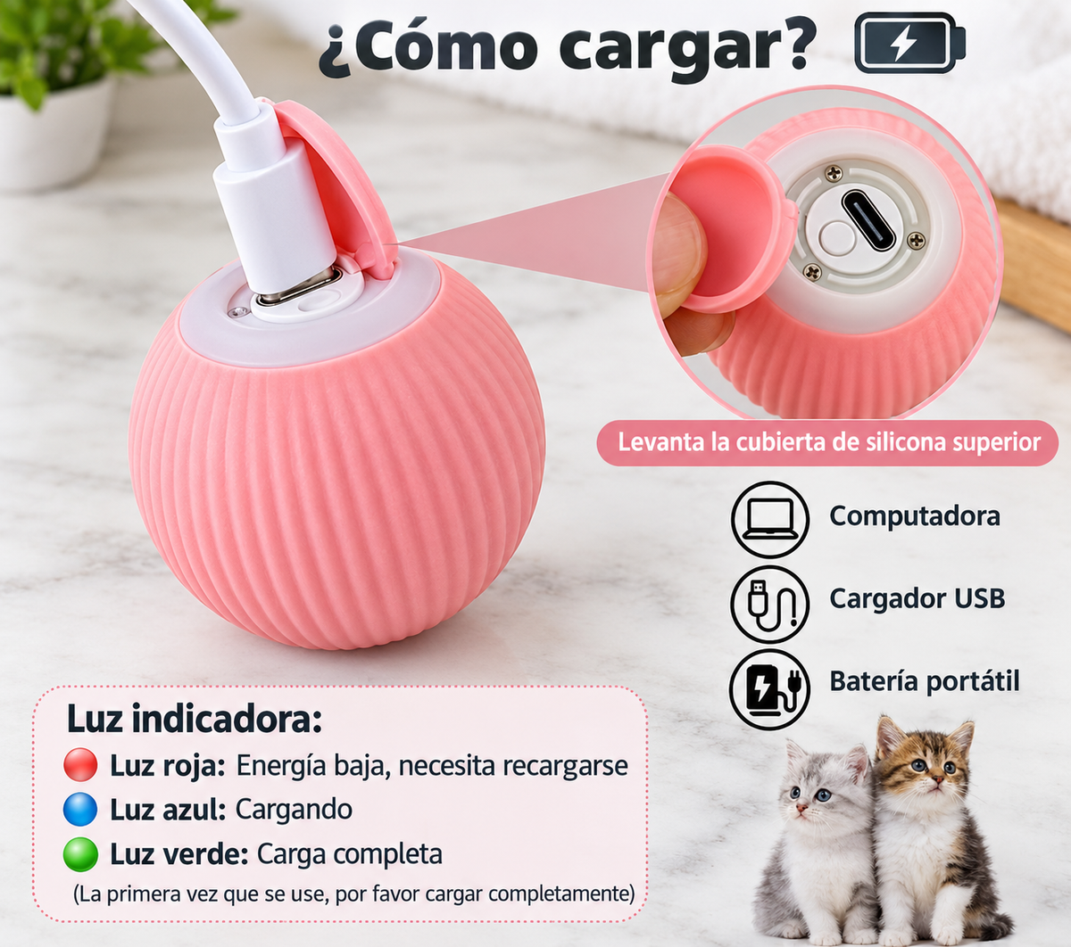 SmartBall - Juguete pelotagatos X2